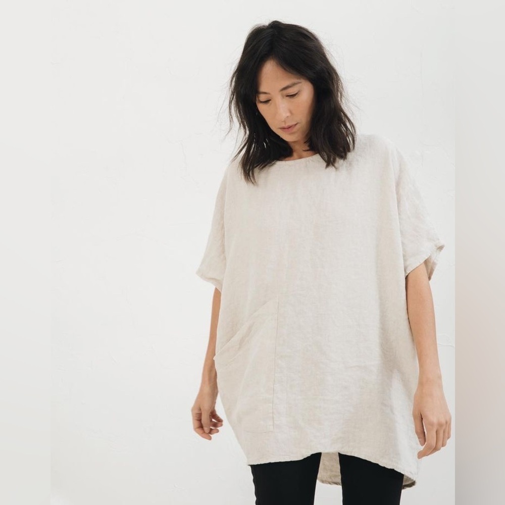 Elizabeth Suzann Harper Tunic mid weight linen
